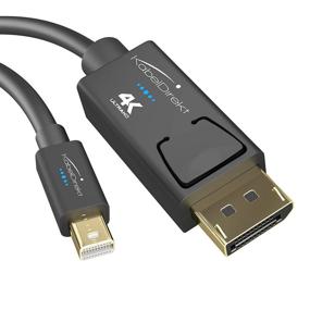 img 4 attached to KabelDirekt – 6ft Mini DisplayPort (Thunderbolt) to DisplayPort Cable - UHD 4K 60Hz, PC & Mac Compatible, Locking Mechanism, Black