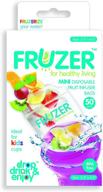 🍓 fruzer мини одноразовые фруктовые инфузионные пакеты: удобная упаковка на 50 шт., прозрачные и омолаживающие логотип