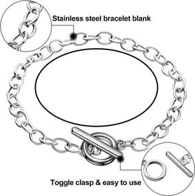 img 2 attached to 🎁 Stunning Stainless Bracelet Making Kit for Christmas Beading & Jewelry Junkies