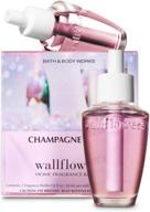 🍾 bath and body works champagne toast wallflower refill - pack of 2 bulbs logo