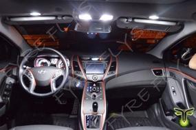 img 1 attached to 🚗 Fyre Flys 18-штук Белые LED-светильники для салона Toyota Tundra 2007-2021 6000K - комплект из серии SMD 5050 с удобным инструментом для установки