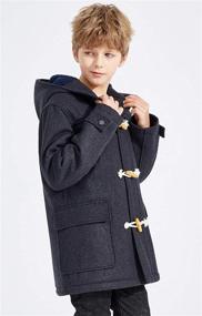 img 2 attached to 🧥 Winter Peacoat for Boys - Elegant SOLOCOTE SLN6005 Clothing