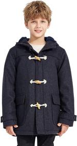 img 4 attached to 🧥 Winter Peacoat for Boys - Elegant SOLOCOTE SLN6005 Clothing