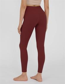 img 3 attached to ODODOS Women's High Waisted Leggings - Lightweight, Ultra-Soft, and Figure-Flattering