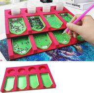 💎 diamond painting tools tray organizer - convenient bead drill holder for storage boxes and containers logo