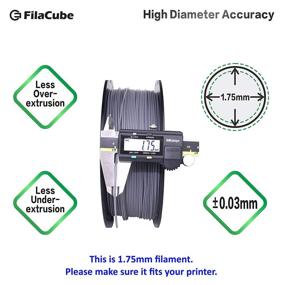 img 2 attached to 💼 Professional, Strong, and Durable Gray PLA Filament