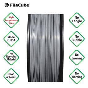 img 1 attached to 💼 Professional, Strong, and Durable Gray PLA Filament