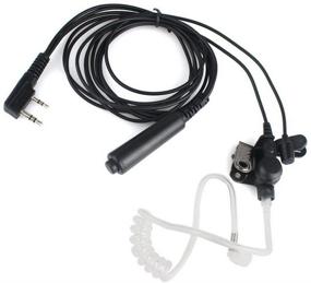 img 3 attached to KENMAX Earpiece 3 Wire 2 PIN Covert Acoustic Tube for Walkie Talkie Two Way CB Ham Radio Kenwood UV-N98 TK3230K TK-2400V16P NX-220 Baofeng UV-5RI6+ GT-5 UV-5RTP UV-82X