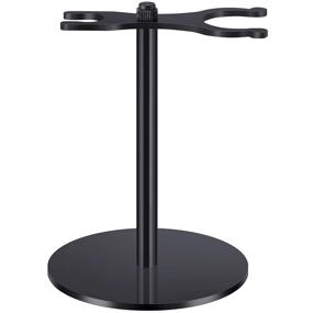 img 4 attached to 🪒 Acrylic Shaving Razor and Brush Stand - Safe Razor Stand for Adults, Black