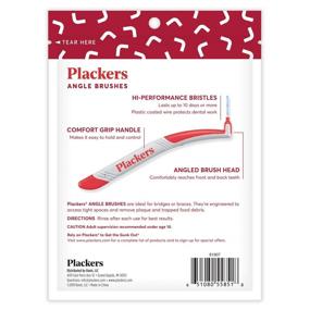 img 2 attached to 🦷 Plackers Interdental Angled Brush, 16 Pack