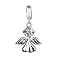 jmqjewelry angel wings birthstone dangle charm - perfect religious cross birthday jewelry for women, girls, men - bracelet & necklace accessory logo