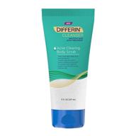 🧼 differin acne clearing body scrub with salicylic acid - improves texture & tone for back, shoulders, and chest - 8 oz logo