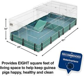 img 3 attached to 🐹 Experience Optimal Comfort and Space with Guinea Habitat Guinea Pig Cage by Midwest