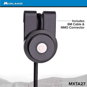 img 2 attached to 📻 Midland Universal NMO Connector Hood and Trunk Lip Mount with 6M Cable - Compatible with Midland MXT105, MXT115, MXT275, MXT400 MicroMobile Radios