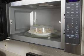 img 1 attached to 🔵 Simplify Your Microwave Experience with Simply Served Variety Pack Steam Vents Microwave Splatter Covers, Clear!