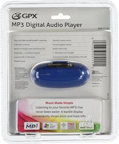 img 1 attached to Синий GPX MW151BU 4GB Флэш MP3-плеер