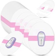 48 pieces shower waterproof patch - transparent adhesive patches for g6 overpatch | long lasting & sweatproof continuous glucose monitor protection (pink) логотип