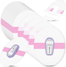 img 4 attached to 48 Pieces Shower Waterproof Patch - Transparent Adhesive Patches for G6 Overpatch | Long Lasting & Sweatproof Continuous Glucose Monitor Protection (Pink)