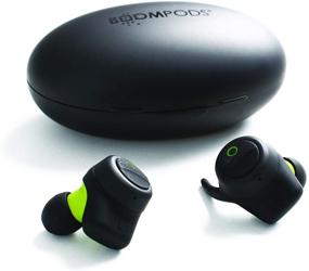 img 4 attached to 🎧 Беспроводные вкладыши Boompods Boombuds - лучшие спортивные наушники, Bluetooth, магнитный зарядный кейс, защита от воды/пота IPX 4, мгновенное подключение TWS.