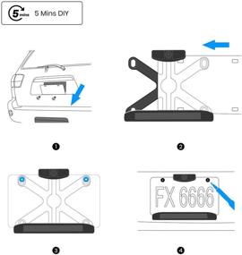 img 2 attached to Auto-Vox Solar Wireless Backup Camera: Easy 5-Minute DIY Installation with HD Monitor and Waterproof Rear View Camera for Truck, Car, RV