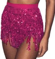 kakaco hip skirt sequins costume party rave skirts sports & fitness for other sports logo