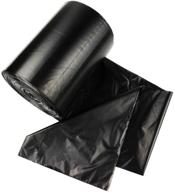 🗑️ premium 8 gallon trash bag liners, 130 count, black logo