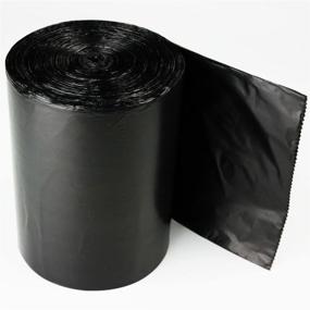 img 1 attached to 🗑️ Premium 8 Gallon Trash Bag Liners, 130 Count, Black