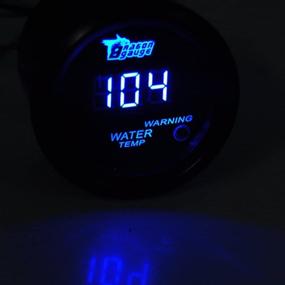 img 2 attached to 🌡️ HOTSYSTEM Universal Water Temp Gauge: Electronic Blue Digital LED DC12V 2inches 52mm for Car Automotive (Fahrenheit)