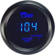 🌡️ hotsystem universal water temp gauge: electronic blue digital led dc12v 2inches 52mm for car automotive (fahrenheit) logo