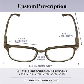 img 2 attached to 👓 Unisex Reading Glasses - Set of 2 Spring Hinge Readers with Protective Pouches for Men and Women