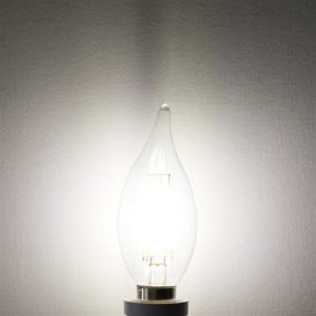 img 3 attached to Dimmable Candelabra Chandelier - Elegant Decorative Lighting
