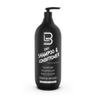 🌟 level 3 smooth & strengthen two-in-one shampoo and conditioner - enhanced shine & frizz control - 33.8 fl oz logo