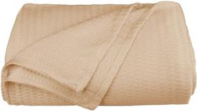 img 4 attached to 🌿 Cool Bamboo Twin Size Blanket – Knit Woven Lightweight Small Blanket for Night Sweats, Keeping Children Cool and Warm – Super Cozy Soft Bedspread for Living Room Fall Home Decor (60"x80", Brown)