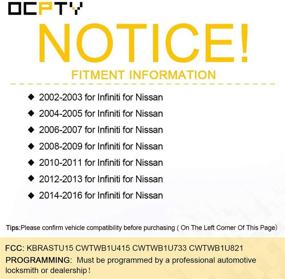 img 3 attached to OCPTY Transmitter Replacement KBRASTU15 CWTWB1U415 Interior Accessories