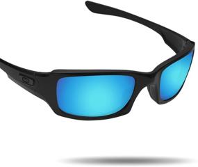 img 2 attached to 🕶️ Fiskr Squared Sunglasses with Replacement Lenses