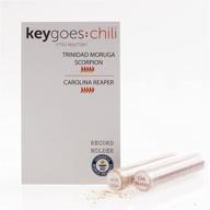 two (2) ultra heat refills for keygoes:chili key chain logo