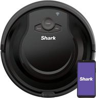 shark ion robot vacuum av751: wi-fi connected, 120min runtime, alexa-compatible (black) logo