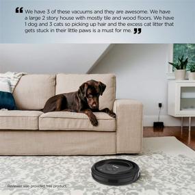 img 2 attached to Shark ION Robot Vacuum AV751: Wi-Fi Connected, 120min Runtime, Alexa-Compatible (Black)