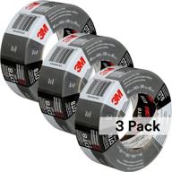 🔧 3m dt8 duct tape - 3 pack, industrial strength, multi-use, black, 1.88&#34; x 60 yd - professional grade adhesive logo