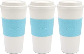 img 1 attached to ☕🔵 Copco Acadia Travel Mug, 16-Ounce, Bundle of 3 (Azure Blue)