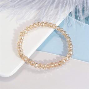 img 1 attached to 💎 Sparkling Swarovski Crystal Bracelet - Shareky Girls' Jewelry for a Dazzling Charm