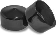 🔌 pack of 8 prescott plastics 1.75-inch vinyl round rubber hole plugs - black caps for metal tubing, fence, auto body - glide insert for pipe post, chair legs, furniture legs logo