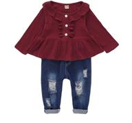 adorable girls' clothes jumpsuit overalls: trendy toddler clothing logo