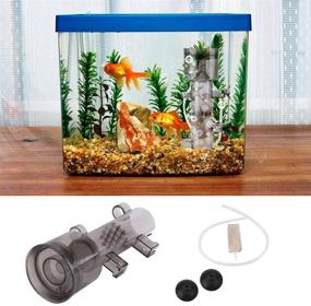 img 2 attached to 🐠 Delaman Protein Skimmer: Powerful Aquarium Pump Filter for Marine Water Fish Tanks, Small Size (#1)