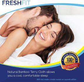 img 2 attached to FRESHFIT Premium Bamboo Mattress Protector Queen