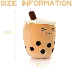 img 3 attached to 🧸 Niuniu Daddy Stuffed Boba Plushies: Cute Milk Tea Pillow for Kids - Perfect Gift for Birthdays and Christmas