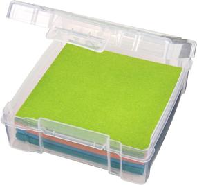 img 1 attached to 📦 ArtBin 6953AB Clearview 6" x 6" Box Art & Craft Organizer: Premium Clear Plastic Storage Case