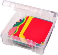 📦 artbin 6953ab clearview 6" x 6" box art & craft organizer: premium clear plastic storage case logo