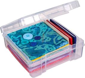img 3 attached to 📦 ArtBin 6953AB Clearview 6" x 6" Box Art & Craft Organizer: Premium Clear Plastic Storage Case