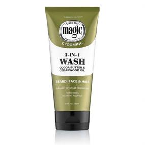 img 4 attached to 🧔 Softsheen-Carson Magic Beard Wash: Cleanses and Conditions Face, Beard, and Hair with Cocoa and Shea Butters, 6.8 fl oz